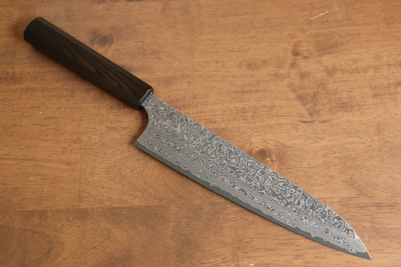 Thương hiệu Yoshimi Kato VG10 Thép Damascus Dao đa năng Gyuto dao Nhật 210mm Chuôi dao