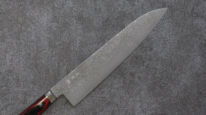 Thương hiệu Yoshimi Kato VG10 Thép Damascus Dao đa năng Gyuto dao Nhật 240mm chuôi dao gỗ ép đỏ