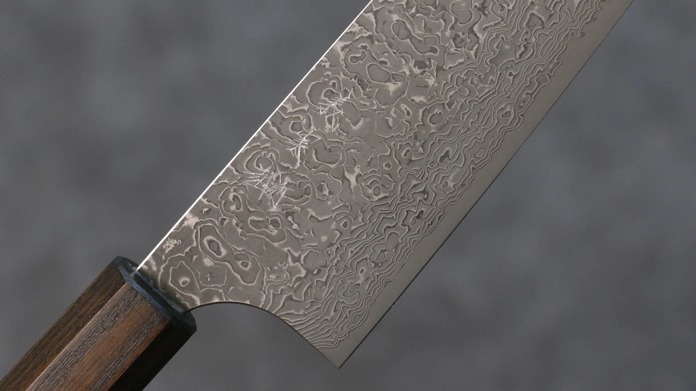 Thương hiệu Yoshimi Kato VG10 Thép Damascus Dao đa năng Gyuto dao Nhật 210mm Chuôi dao