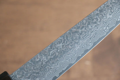 Thương hiệu Yoshimi Kato Dao nhỏ đa năng Petty dao Nhật 150mm Thép Damascus VG10  Có kèm bao