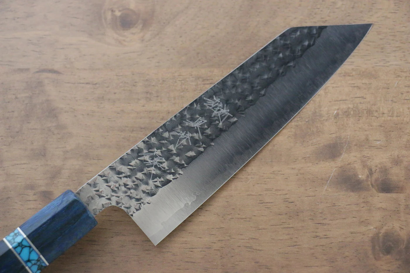 Thương hiệu Yu Kurosaki Ánh Sáng Senko R2/SG2 Rèn thủ công Dao đa năng Bunka dao Nhật 165mm chuôi chuôi  dao gỗ Phong (màu xanh lam