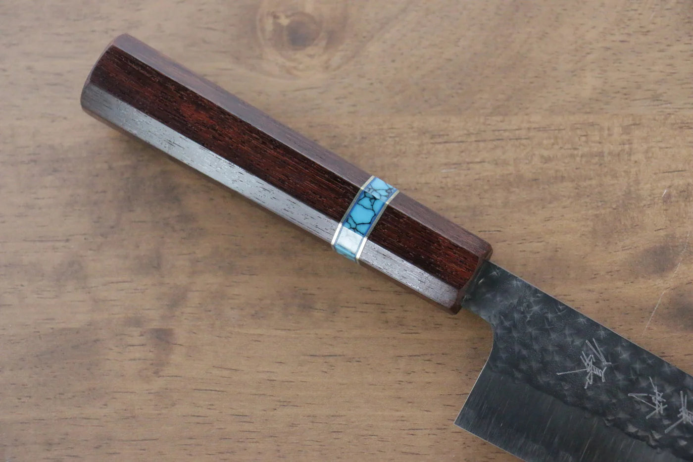 Thương hiệu Yu Kurosaki Ánh Sáng Senko R2/SG2 Rèn thủ công Dao đa năng Bunka dao Nhật 165mm chuôi chuôi  dao gỗ Phong (màu nâu