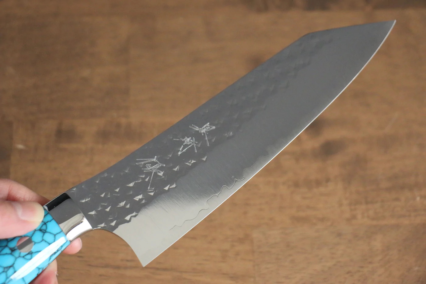 Thương hiệu Yu Kurosaki Ánh Sáng Senko R2/SG2 Rèn thủ công Dao đa năng Bunka dao Nhật 170mm đá Ngọc Lam