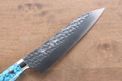 Thương hiệu Yu Kurosaki Ánh Sáng Senko R2/SG2 Rèn thủ công Dao đa năng Gyuto dao Nhật 180mm đá Ngọc Lam