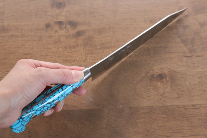 Thương hiệu Yu Kurosaki Ánh Sáng Senko R2/SG2 Rèn thủ công Dao đa năng Gyuto dao Nhật 180mm đá Ngọc Lam