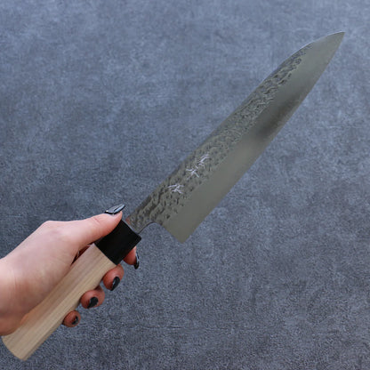 Thương hiệu Yu Kurosaki Ánh Sáng Senko R2/SG2 Rèn thủ công Dao đa năng Gyuto dao Nhật 210mm chuôi chuôi  dao gỗ Mộc Lan