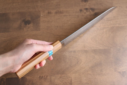 Thương hiệu Yu Kurosaki Ánh Sáng Senko R2/SG2 Rèn thủ công Dao đa năng Gyuto dao Nhật 210mm chuôi chuôi  dao gỗ cây ô liu ( bọc xanh ngọc lam)