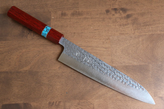 Thương hiệu Yu Kurosaki Ánh Sáng Senko R2/SG2 Rèn thủ công Dao đa năng Gyuto dao Nhật 210mm chuôi chuôi  dao gỗ hương