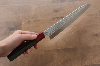 Thương hiệu Yu Kurosaki dòng Ánh Sáng Senko thép R2/SG2 dao rèn thủ công Dao đa năng Gyuto dao Nhật 210mm chuôi dao gỗ Đàn Hương