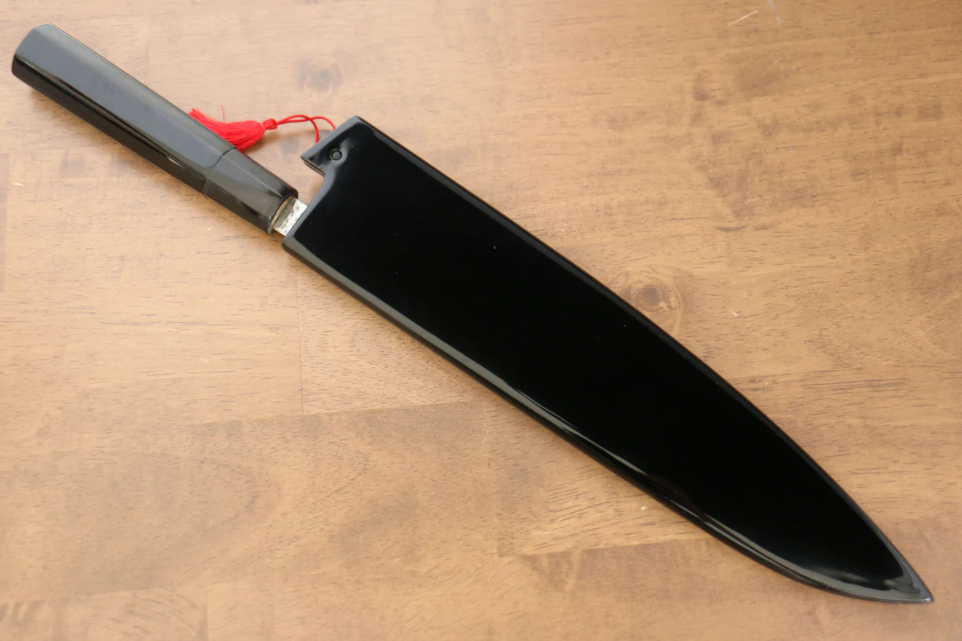 Thương hiệu Yu Kurosaki Ánh Sáng Senko R2/SG2 Rèn thủ công Khảm vàng hình Rồng Dao đa năng Gyuto dao Nhật 240mm sơn mài Có kèm bao