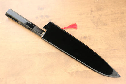 Thương hiệu Yu Kurosaki Ánh Sáng Senko R2/SG2 Rèn thủ công Khảm vàng hình Rồng Dao đa năng Gyuto dao Nhật 240mm sơn mài Có kèm bao