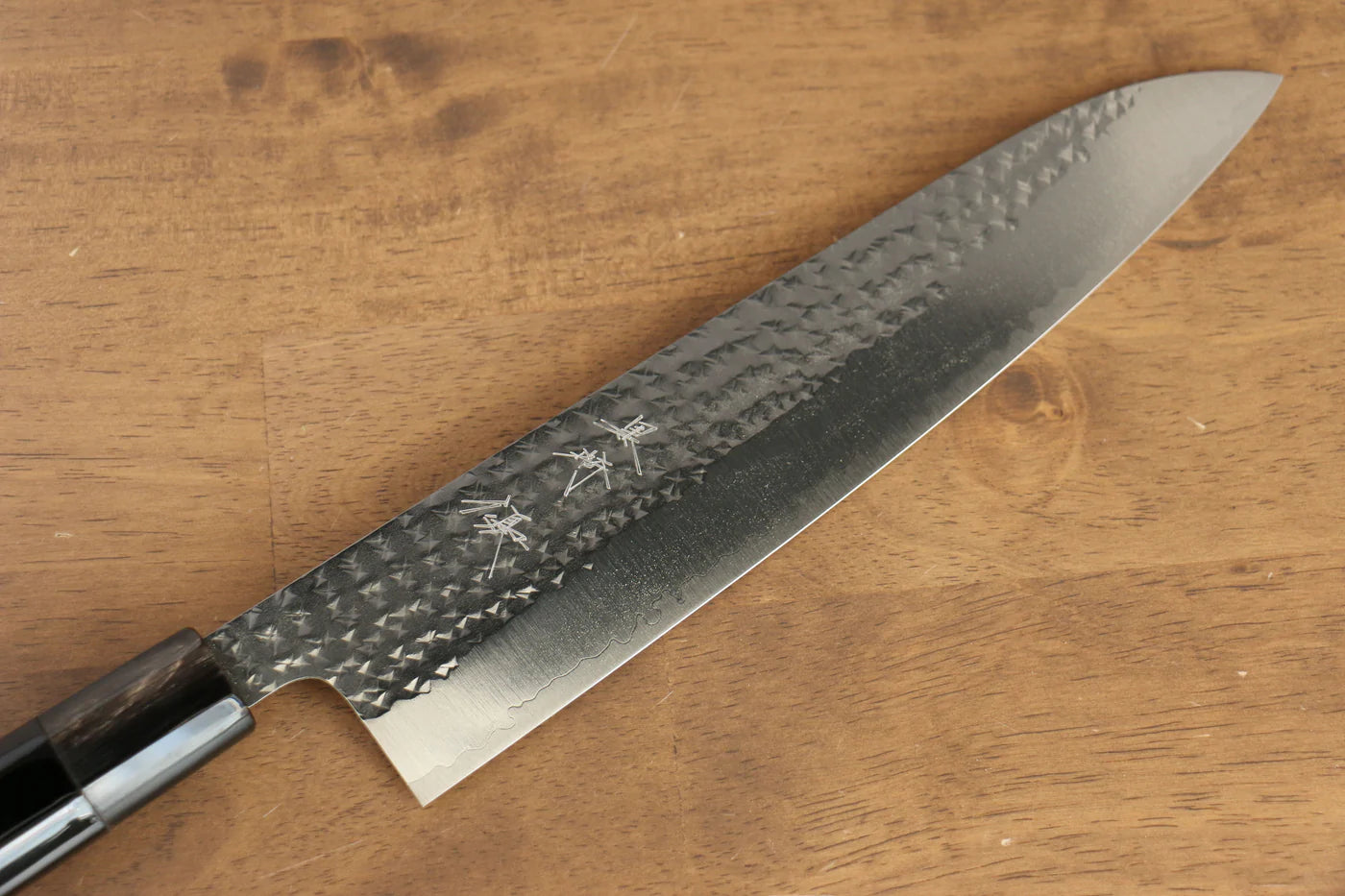 Thương hiệu Yu Kurosaki Ánh Sáng Senko R2/SG2 Rèn thủ công Khảm vàng hình Rồng Dao đa năng Gyuto dao Nhật 240mm sơn mài Có kèm bao