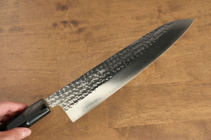 Thương hiệu Yu Kurosaki Ánh Sáng Senko R2/SG2 Rèn thủ công Khảm vàng hình Rồng Dao đa năng Gyuto dao Nhật 240mm sơn mài Có kèm bao