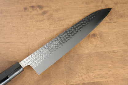 Thương hiệu Yu Kurosaki Ánh Sáng Senko R2/SG2 Rèn thủ công Khảm vàng hình Hổ Dao đa năng Gyuto dao Nhật 240mm sơn mài Có kèm bao