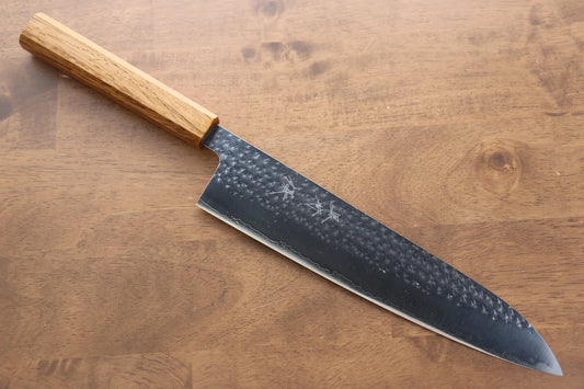 Thương hiệu Yu Kurosaki Ánh Sáng Senko R2/SG2 Rèn thủ công Dao đa năng Gyuto dao Nhật 240mm chuôi chuôi  dao gỗ Sồi sơn mài