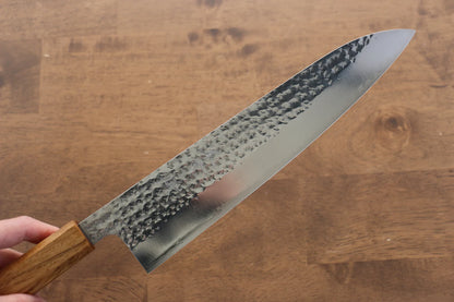 Marke Yu Kurosaki Light Senko R2/SG2 Handgeschmiedetes Mehrzweckmesser Gyuto japanisches Messer 240 mm lackierter Eichengriff