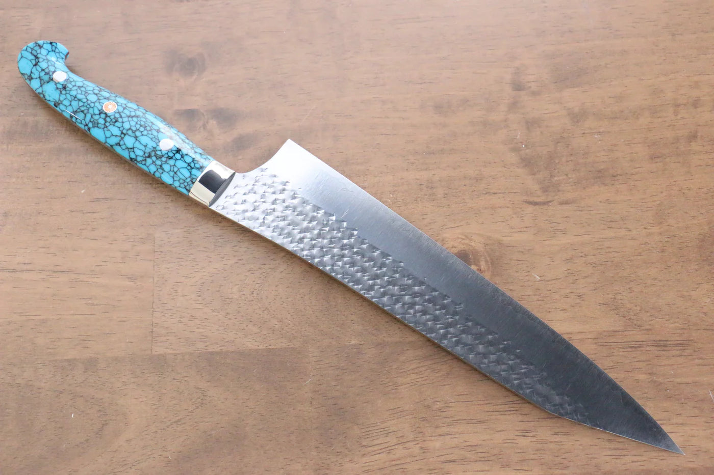 Thương hiệu Yu Kurosaki Ánh Sáng Senko R2/SG2 Rèn thủ công Dao đa năng Gyuto dao Nhật 240mm đá Ngọc Lam