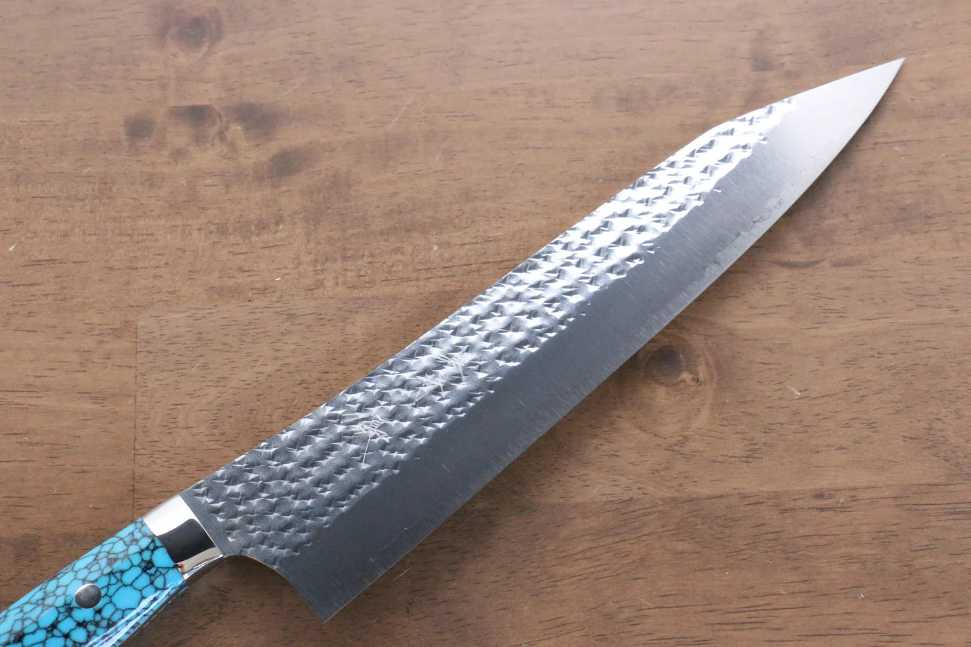 Thương hiệu Yu Kurosaki Ánh Sáng Senko R2/SG2 Rèn thủ công Dao đa năng Gyuto dao Nhật 240mm đá Ngọc Lam