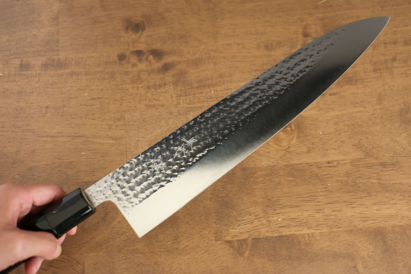 Thương hiệu Yu Kurosaki Ánh Sáng Senko R2/SG2 Rèn thủ công Khảm vàng hình Rồng Dao đa năng Gyuto dao Nhật 270mm sơn mài Có kèm bao