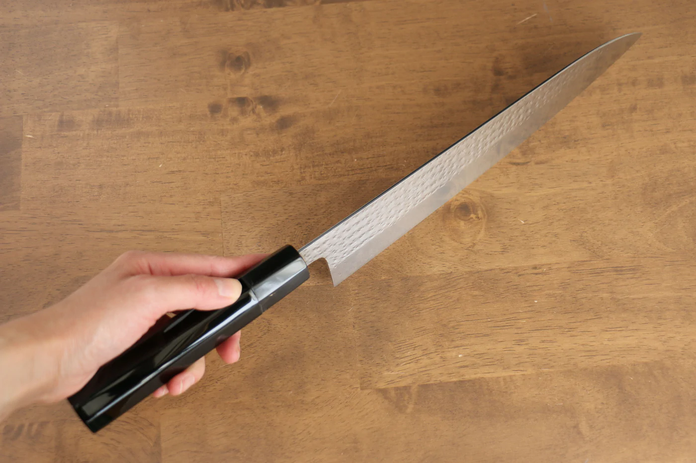 Thương hiệu Yu Kurosaki Ánh Sáng Senko R2/SG2 Rèn thủ công Khảm vàng hình Rồng Dao đa năng Gyuto dao Nhật 270mm sơn mài Có kèm bao