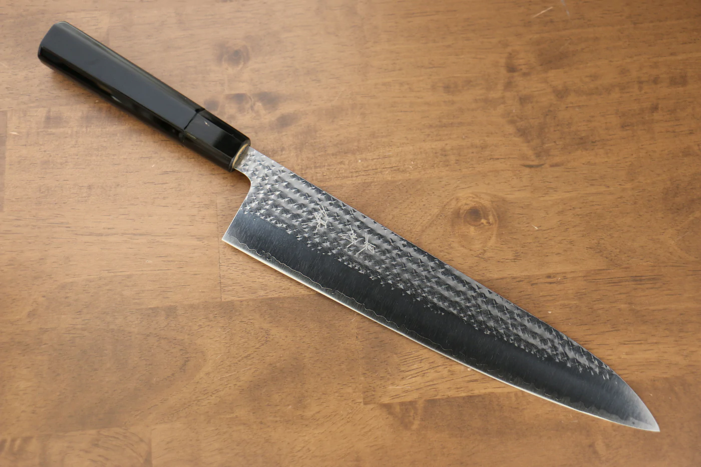 Thương hiệu Yu Kurosaki Ánh Sáng Senko R2/SG2 Rèn thủ công Khảm vàng hình Rồng Dao đa năng Gyuto dao Nhật 270mm sơn mài Có kèm bao