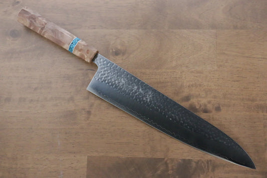 Thương hiệu Yu Kurosaki dòng Ánh Sáng Senko thép R2/SG2 dao rèn thủ công Dao đa năng Gyuto dao Nhật 270mm chuôi dao gỗ Phong