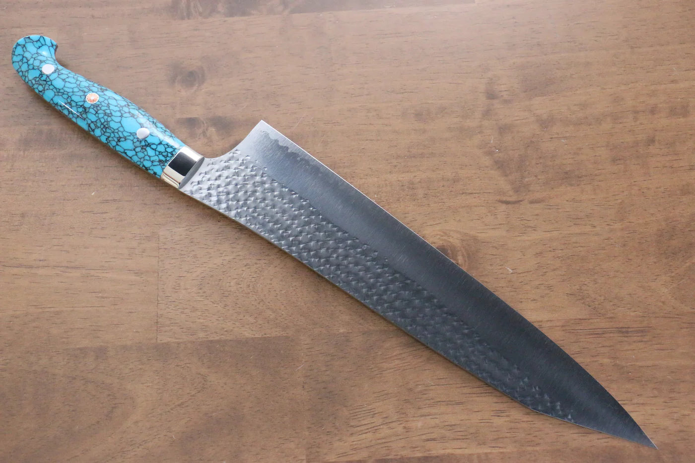 Thương hiệu Yu Kurosaki Ánh Sáng Senko R2/SG2 Rèn thủ công Dao đa năng Gyuto dao Nhật 270mm đá Ngọc Lam