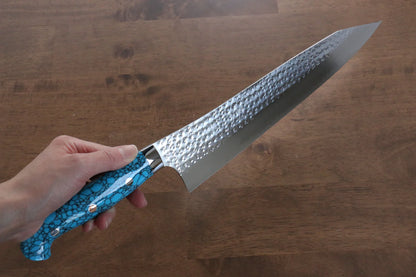 Thương hiệu Yu Kurosaki Ánh Sáng Senko R2/SG2 Rèn thủ công Dao đa năng Gyuto dao Nhật 270mm đá Ngọc Lam