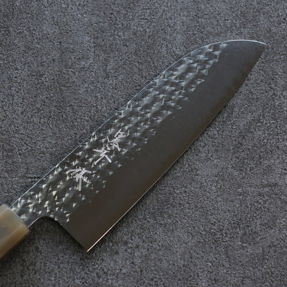 Marke Yu Kurosaki Light Senko R2/SG2 Handgeschmiedetes Santoku-Mehrzweckmesser Japanisches Messer 165-mm-Griff Griff aus Ebenholz