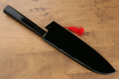 Thương hiệu Yu Kurosaki Ánh Sáng Senko R2/SG2 Rèn thủ công Khảm vàng hình Rồng Dao đa năng Santoku dao Nhật 165mm sơn mài Có kèm bao