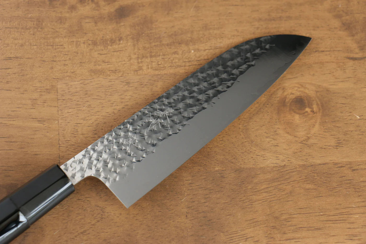 Thương hiệu Yu Kurosaki Ánh Sáng Senko R2/SG2 Rèn thủ công Khảm vàng hình Rồng Dao đa năng Santoku dao Nhật 165mm sơn mài Có kèm bao