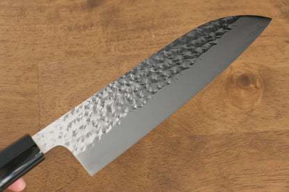 Thương hiệu Yu Kurosaki Ánh Sáng Senko R2/SG2 Rèn thủ công Khảm vàng hình Rồng Dao đa năng Santoku dao Nhật 165mm sơn mài Có kèm bao