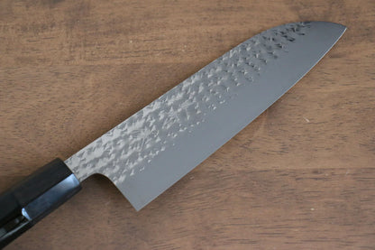 Thương hiệu Yu Kurosaki Ánh Sáng Senko R2/SG2 Rèn thủ công Khảm vàng hình Núi Phí Sĩ Dao đa năng Santoku dao Nhật 165mm sơn mài Có kèm bao