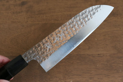 Thương hiệu Yu Kurosaki Ánh Sáng Senko R2/SG2 Rèn thủ công Khảm vàng hình Núi Phí Sĩ Dao đa năng Santoku dao Nhật 165mm sơn mài Có kèm bao