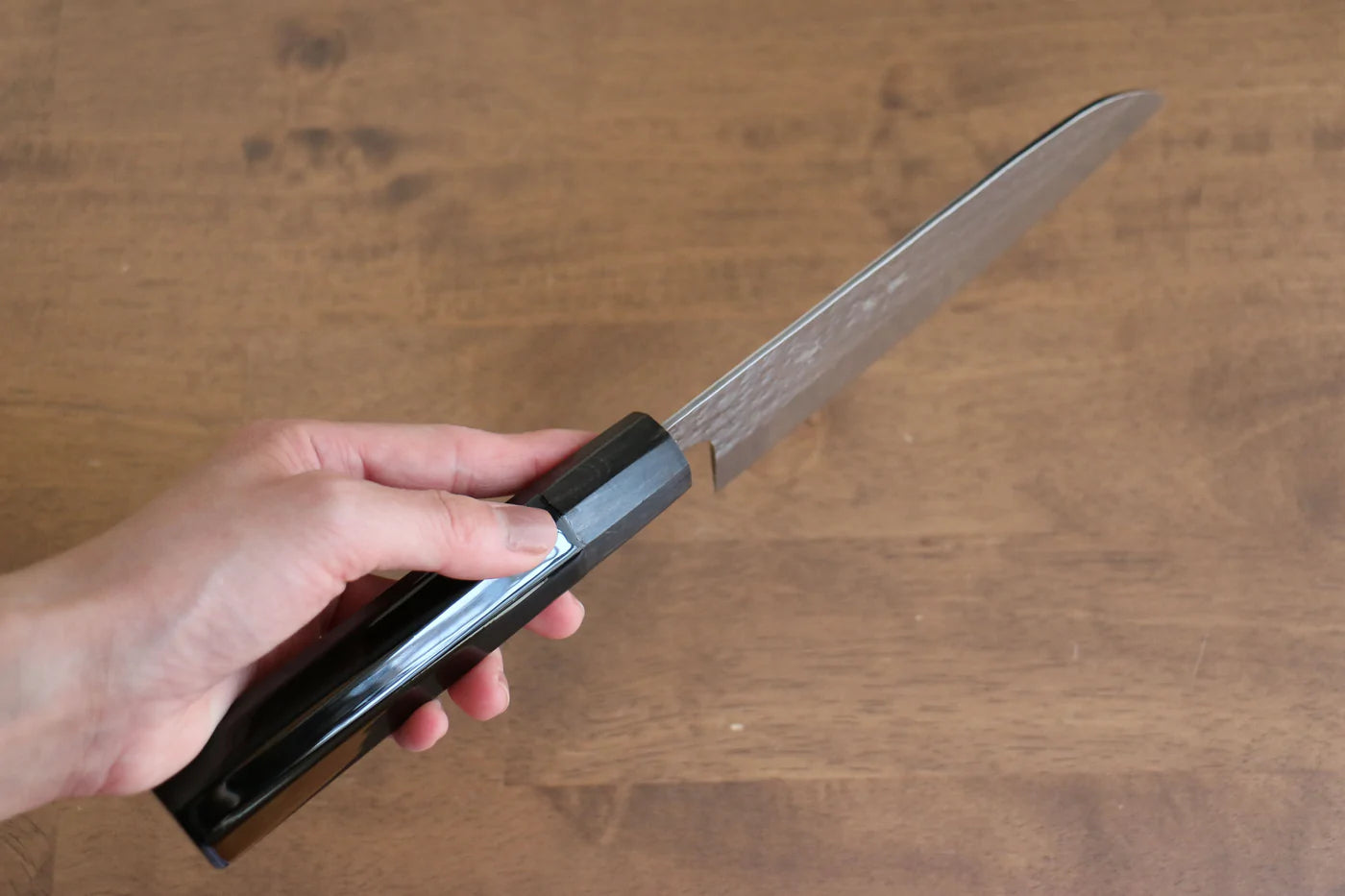 Thương hiệu Yu Kurosaki Ánh Sáng Senko R2/SG2 Rèn thủ công Khảm vàng hình Núi Phí Sĩ Dao đa năng Santoku dao Nhật 165mm sơn mài Có kèm bao