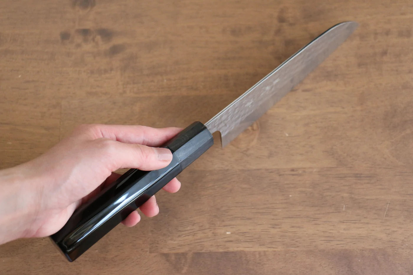 Thương hiệu Yu Kurosaki Ánh Sáng Senko R2/SG2 Rèn thủ công Khảm vàng hình Núi Phí Sĩ Dao đa năng Santoku dao Nhật 165mm sơn mài Có kèm bao