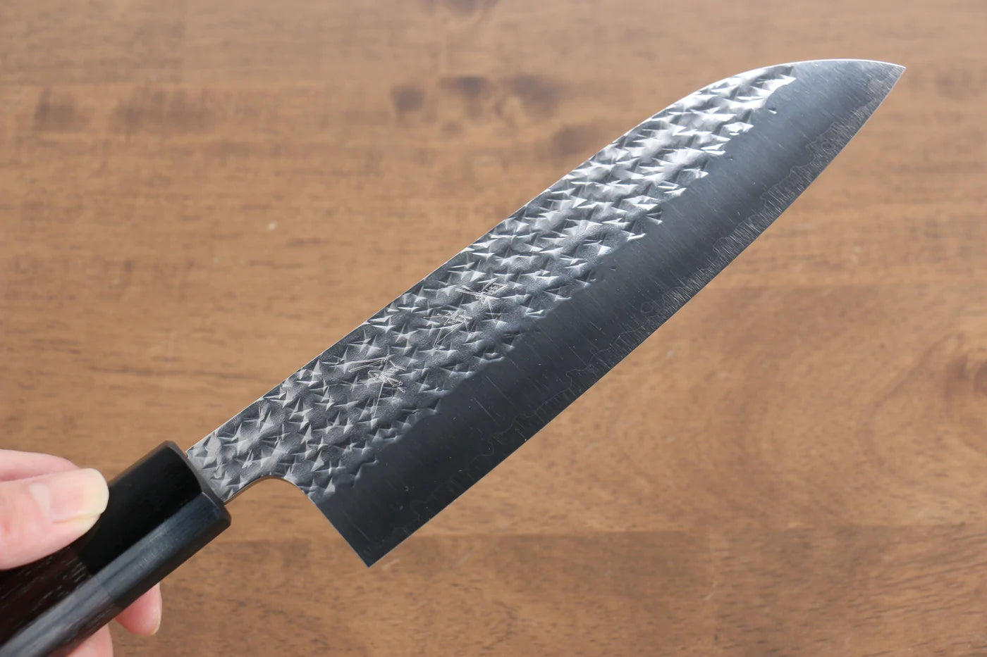 Thương hiệu Yu Kurosaki Ánh Sáng Senko R2/SG2 Rèn thủ công Dao đa năng Santoku dao Nhật 165mm chuôi chuôi  dao gỗ Đàn Hương