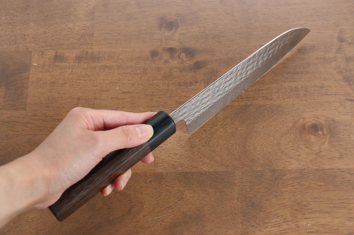 Thương hiệu Yu Kurosaki Ánh Sáng Senko R2/SG2 Rèn thủ công Dao đa năng Santoku dao Nhật 165mm chuôi chuôi  dao gỗ Đàn Hương