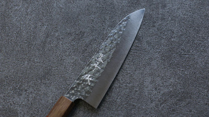 Thương hiệu Yu Kurosaki Ánh Sáng Senko R2/SG2 Rèn thủ công Dao đa năng Santoku loại nhỏ dao Nhật 150mm chuôi dao gỗ Padoauk