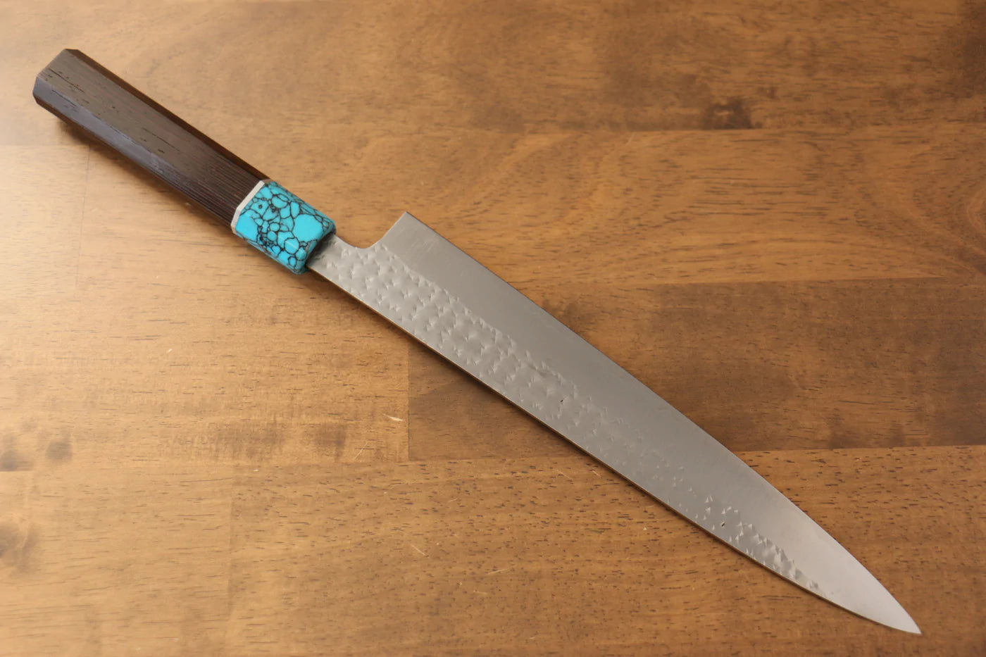 Thương hiệu Yu Kurosaki Ánh Sáng Senko R2/SG2 Rèn thủ công Dao lọc gân chuyên dụng Sujihiki dao Nhật 240mm chuôi chuôi  dao gỗ Wenge