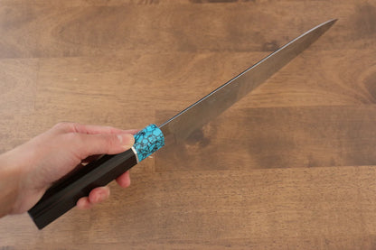 Thương hiệu Yu Kurosaki Ánh Sáng Senko R2/SG2 Rèn thủ công Dao lọc gân chuyên dụng Sujihiki dao Nhật 240mm chuôi chuôi  dao gỗ Wenge