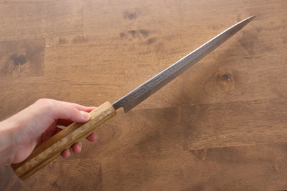 Thương hiệu Yu Kurosaki Ánh Sáng Senko R2/SG2 Rèn thủ công Dao lọc gân chuyên dụng Sujihiki dao Nhật 270mm chuôi chuôi  dao gỗ Sồi sơn mài