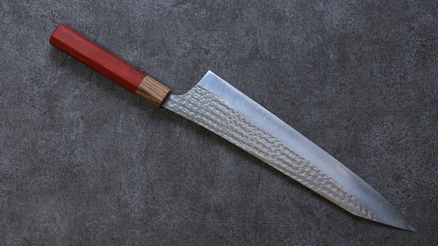 Thương hiệu Yu Kurosaki Ánh Sáng Senko EI R2/SG2 Rèn thủ công Dao đa năng Gyuto dao Nhật 270mm chuôi chuôi  dao gỗ hương