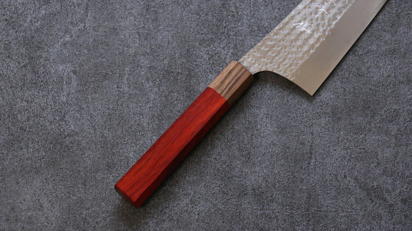 Thương hiệu Yu Kurosaki Ánh Sáng Senko EI R2/SG2 Rèn thủ công Dao đa năng Gyuto dao Nhật 270mm chuôi chuôi  dao gỗ hương