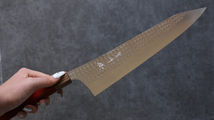 Thương hiệu Yu Kurosaki Ánh Sáng Senko EI R2/SG2 Rèn thủ công Dao đa năng Gyuto dao Nhật 270mm chuôi chuôi  dao gỗ hương