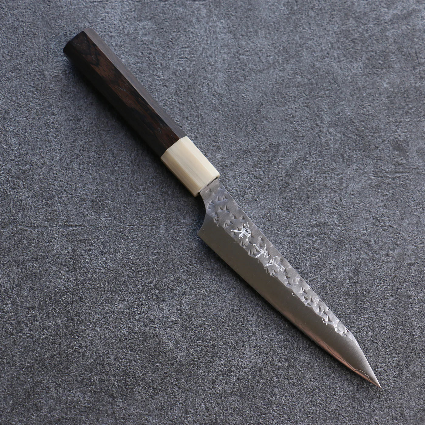 Marke Yu Kurosaki Light Senko R2/SG2 Handgeschmiedetes kleines Mehrzweckmesser Kleines japanisches Messer 130-mm-Griff Griff aus Ebenholz