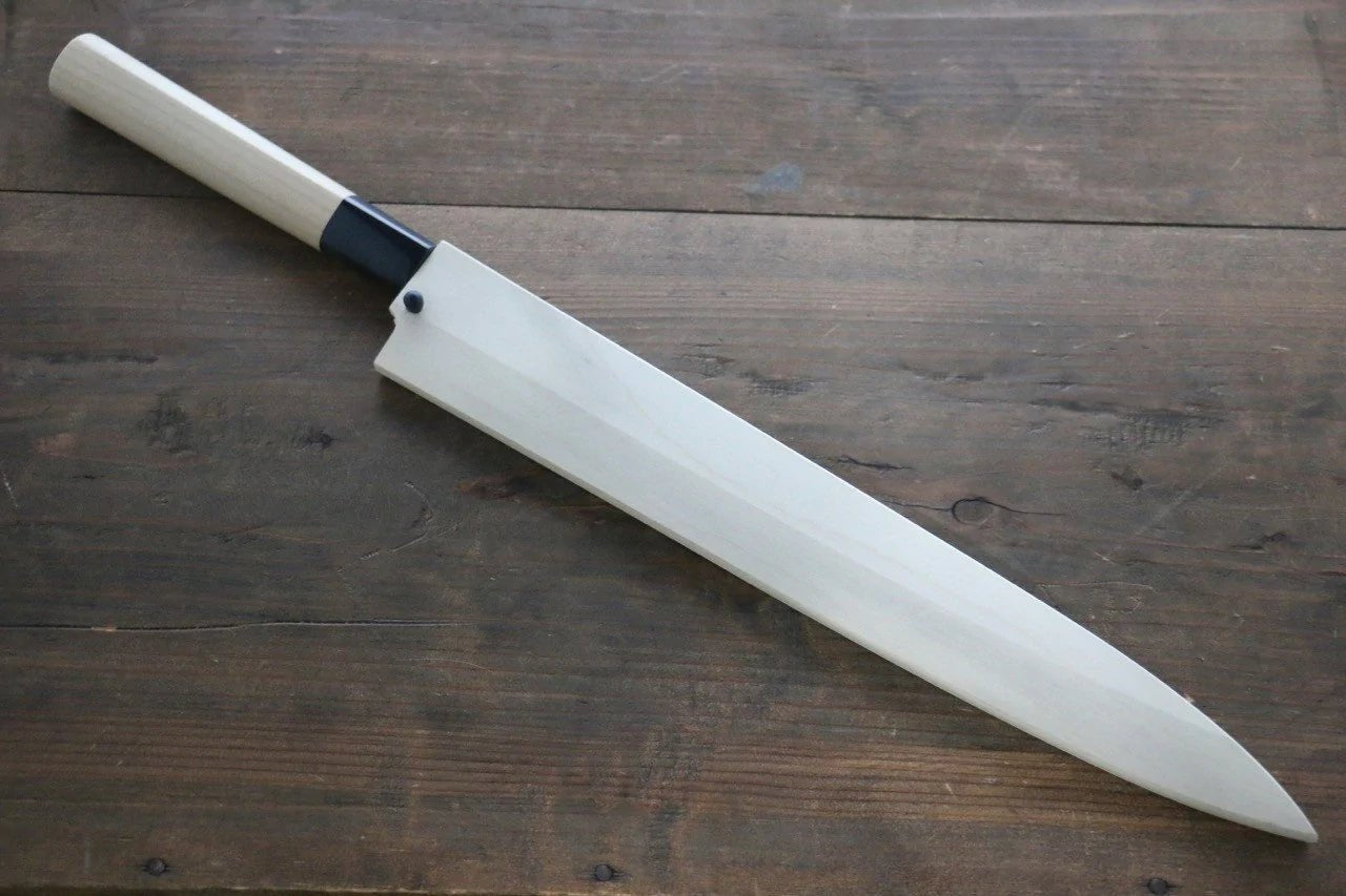 Bao dao gỗ Mộc Lan Dao làm sashimi cá Nóc chuyên dụng Fuguhiki Chốt gỗ ép - DAO NHẬT CAO CẤP CHÍNH HÃNG ANNIVERSARY WORLD