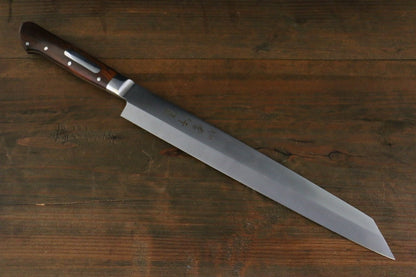 Sakai Takayuki Grand Chef Japanese Sword Style Japanese Sushi Chef Knife with Desert Iron Wood Handle - Japanny - Best Japanese Knife
