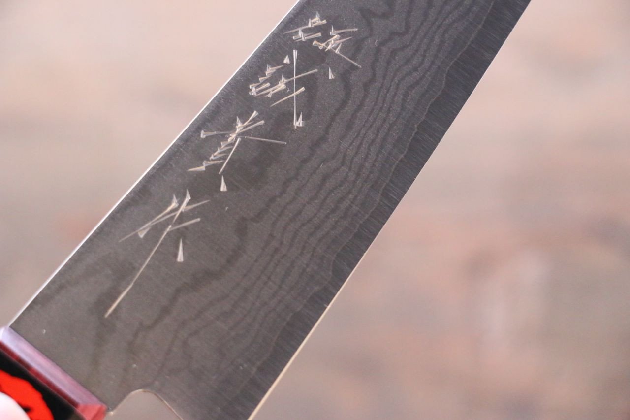 Shigeki Tanaka VG10 17 Layer Damascus Hand Forged Japanese Chef's Petty Knife 150mm - Japanny - Best Japanese Knife