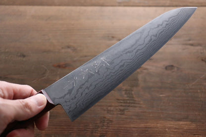 Shigeki Tanaka VG10 17 Layer Damascus Hand Forged Japanese Chef's Gyuto Knife 210mm - Japanny - Best Japanese Knife